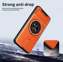 Samsung S26 Magnetic Ring Stand Case with Camera Slide Cover [Red]