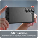 Samsung S26 Plus Carbon Fibre TPU Case Slim Shockproof Cover Black