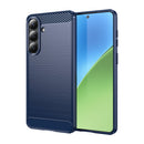 Samsung S26 Plus Carbon Fibre TPU Case Slim Shockproof Cover Navy