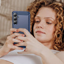 Samsung S26 Plus Carbon Fibre TPU Case Slim Shockproof Cover Navy