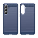 Samsung S26 Plus Carbon Fibre TPU Case Slim Shockproof Cover Navy