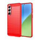 Samsung S26 Plus Carbon Fibre TPU Case Slim Shockproof Cover Red