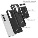 Samsung S26 Plus Heavy Duty Kickstand Card Holder Case