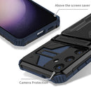 Samsung S26 Plus Heavy Duty Kickstand Card Holder Case Shockproof Navy