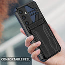 Samsung S26 Plus Heavy Duty Kickstand Card Holder Case Shockproof Navy