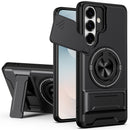 Samsung S26 Plus Magnetic Ring Stand Case with Camera Slide Cover [Black]