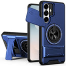 Samsung S26 Plus Magnetic Ring Stand Case with Camera Slide Cover [Navy]