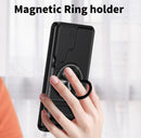 Samsung S26 Plus Magnetic Ring Stand Case with Camera Slide Cover [Silver]