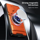 Samsung S26 Plus Magnetic Ring Stand Case with Camera Slide Cover [Silver]