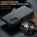 Samsung Galaxy S26 Plus CaseMe Retro Wallet Case [Black]