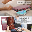 Samsung Galaxy S26 CaseMe Retro Wallet Case [Maroon]