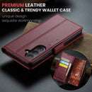 Samsung Galaxy S26 Plus CaseMe Retro Wallet Case [Maroon]