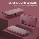 Samsung Galaxy S26 Plus CaseMe Retro Wallet Case [Maroon]
