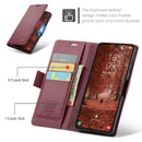 Samsung Galaxy S26 CaseMe Retro Wallet Case [Maroon]