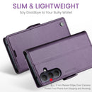 Samsung Galaxy S26 CaseMe Retro Wallet Case [Purple]