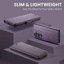 Samsung Galaxy S26 CaseMe Retro Wallet Case [Purple]
