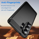 Samsung S26 Ultra Carbon Fibre TPU Case Slim Shockproof Cover Black