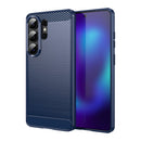 Samsung S26 Ultra Carbon Fibre TPU Case Slim Shockproof Cover Navy