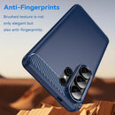 Samsung S26 Ultra Carbon Fibre TPU Case Slim Shockproof Cover Navy