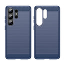 Samsung S26 Ultra Carbon Fibre TPU Case Slim Shockproof Cover Navy
