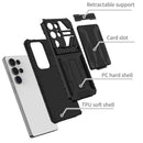 Samsung S26 Ultra Heavy Duty Kickstand Card Holder Case