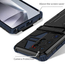 Samsung S26 Ultra Heavy Duty Kickstand Card Holder Case Shockproof Navy