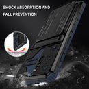 Samsung S26 Ultra Heavy Duty Kickstand Card Holder Case Shockproof Navy