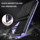 Samsung S26 Ultra Heavy Duty Kickstand Card Holder Case Shockproof Purple