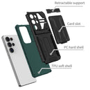 Samsung S26 Ultra Heavy Duty Kickstand Card Holder Case Shockproof Teal
