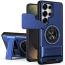 Samsung S26 Ultra Magnetic Ring Stand Case with Camera Slide Cover [Navy]
