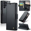 Samsung Galaxy S26 Ultra CaseMe Retro Wallet Case [Black]