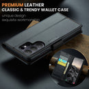 Samsung Galaxy S26 Ultra CaseMe Retro Wallet Case [Black]