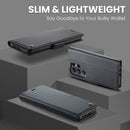 Samsung Galaxy S26 Ultra CaseMe Retro Wallet Case [Black]