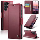Samsung Galaxy S26 Ultra CaseMe Retro Wallet Case [Maroon]