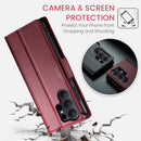 Samsung Galaxy S26 Ultra CaseMe Retro Wallet Case [Maroon]