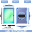 Samsung Tab A11+ A11 Plus Rugged Case - 360° Stand Hand &