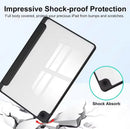 Samsung Galaxy Tab A11+ Clear Back Acrylic Case – Transparent Shockproof Cover with Stand