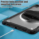 Samsung Tab A11+ A11 Plus Rugged Case - 360° Stand, Hand & Shoulder Strap - Shockproof - Black