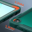 Samsung Tab A11+ A11 Plus Rugged Case - 360° Stand, Hand & Shoulder Strap - Shockproof - Green