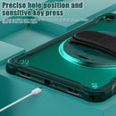 Samsung Tab A11+ A11 Plus Rugged Case - 360° Stand, Hand & Shoulder Strap - Shockproof - Green