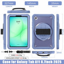 Samsung Tab A11 Rugged Case - 360° Stand Hand & Shoulder