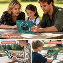 Samsung Tab A11 Rugged Case - 360° Stand, Hand & Shoulder Strap - Shockproof - Green