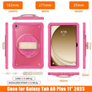 Samsung Tab A9+ A9 Plus Rugged Case - 360° Stand Hand &