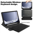 Samsung Galaxy Tab A9 Plus A9+ 360° Rotating Keyboard Case with Pencil Holder Black