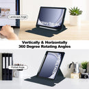 Samsung Galaxy Tab A9 Plus A9+ 360° Rotating Keyboard Case with Pencil Holder Navy