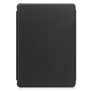 Samsung Tab A11 Plus A11+ Rotating Acrylic Back PU Leather Case with Pencil Holder [Black]
