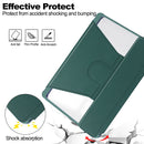 Samsung Tab A9 Plus A9+ Rotating Acrylic Back PU Leather Case with Pencil Holder Teal