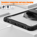 Samsung Tab A9+ A9 Plus Rugged Case - 360° Stand, Hand & Shoulder Strap - Shockproof - Black
