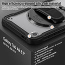 Samsung Tab A9 Rugged Case - 360° Stand, Hand & Shoulder Strap - Shockproof - Black