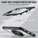 Samsung Tab A9 Rugged Case - 360° Stand, Hand & Shoulder Strap - Shockproof - Black
